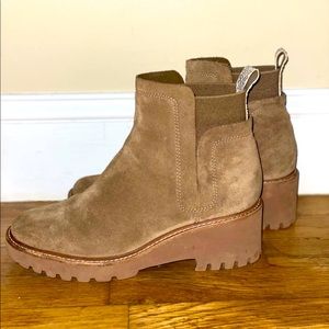 Size 7.5 Dolce Vita bootie in the color Olive.